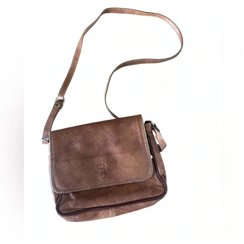 Florence Made in Italy Leather Crossbody Bag Purse